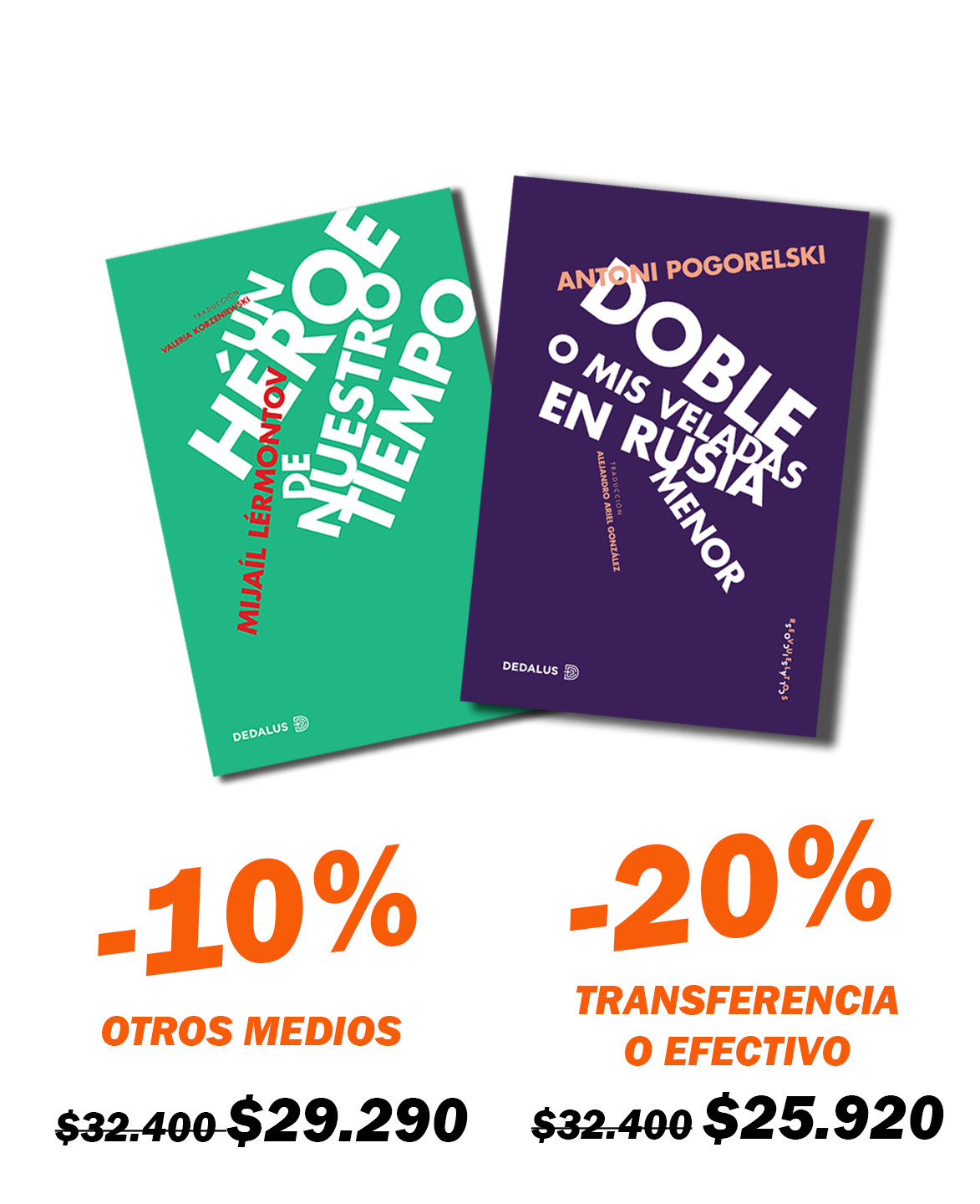 Combo Eslavas 2 Libros (Un héroe + Doble)