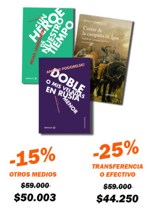 Combo Eslavas 3 Libros (Un héroe + Doble + Cantar)